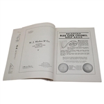 Rare 1923 US Open at Inwood CC Official Program - Bobby Jones' 1st Major Win!