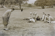 1931 Bobby Jones Chip Shots Film 'How I Play Golf' Shorts for Vitaphone Original Photo