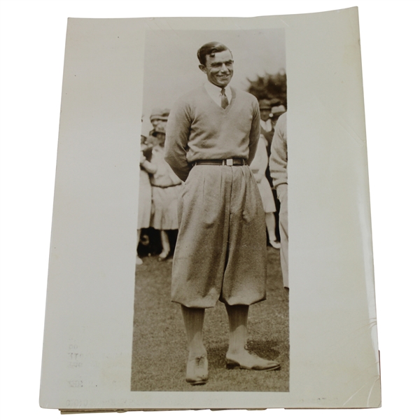 1928 Johnny Farrell New King Of National Open Playoff Win Over Bobby Jones Original Photo