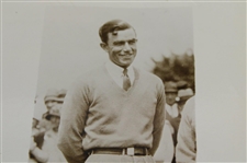 1928 Johnny Farrell 'New King Of National Open' Playoff Win Over Bobby Jones Original Photo
