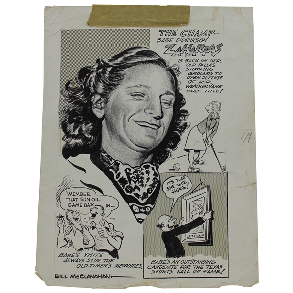 Zaharias Original Bill McClanahan The Champ Oversize Engraving