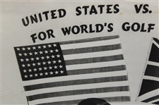 Ben Hogan vs Dai Rees 1967 Ryder Cup 'For World's Golf Championship' Oversize Photo