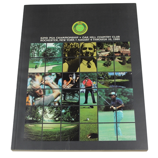 1980 PGA Championship at Oak Hill Official Program - Jack Nicklaus Win