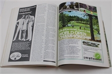 1973 US Open at Oakmont Country Club Official Program - Johnny Miller Win