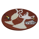 Arnold Palmer Umbrella/Masters Clubhouse/Claret Jug/Ryder Cup Trophy Hand Painted Ceramic Plate/Tray
