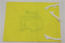 Tiger Woods Signed 2011 Masters Tournament Embroidered Flag JSA ALOA