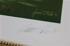 1996 'Ryder Cup at Valderrama 17th Green' Print Signed by Artist Graeme W. Baxter - Framed