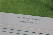 1988 'Old Course at St. Andrews' Print Signed by Artist Graeme W. Baxter - Framed