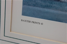 1993 'The Belfry' Print Signed by Artist Graeme W. Baxter - Framed