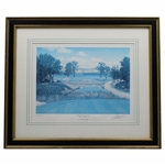 1997 Loch Lomond GC Par 3 - 5th Hole Print Signed by Artist Graeme W. Baxter - Framed