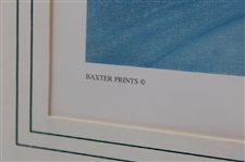 1997 'Loch Lomond GC Par 3 - 5th Hole' Print Signed by Artist Graeme W. Baxter - Framed