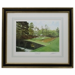 1990 Augusta (National Golf Club), U.S.A. the 12th Print Signed by Artist Graeme W. Baxter - Framed