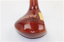 Jack Nicklaus Signed MacGregor 'Jack Nicklaus Champion' 813W Persimmon Fancy Face 4 Wood JSA ALOA