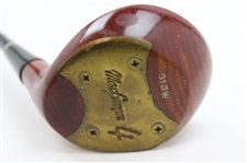 Jack Nicklaus Signed MacGregor 'Jack Nicklaus Champion' 813W Persimmon Fancy Face 4 Wood JSA ALOA