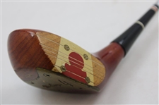 Jack Nicklaus Signed MacGregor 'Jack Nicklaus Champion' 813W Persimmon Fancy Face 4 Wood JSA ALOA