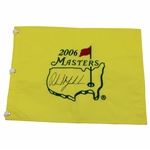 Phil Mickelson Signed 2006 Masters Embroidered Flag JSA ALOA