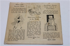 1930 Original'Juvenile Magazine' From 1930 w/Two(2) Colorful Children Golfers Featured On The Cover
