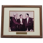 Snead, Jones & Hogan Shaking Hands 1952 Presentation Photo - Framed