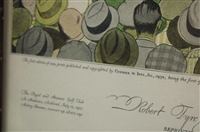 Bobby Jones Winning the British Open at St. Andrews Currier & Ives Print - Framed