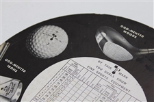 1934 Wilson 'The Rota-Chart' For Gauging Golfers Handicaps - Manufactured by Wilson