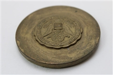 Brass USGA Logo/Seal Medallion Paperweight - USGA Originally Organized in 1894