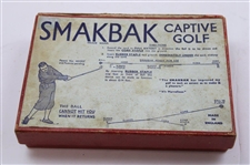 Circa 1915 Smakbak Captive Golf Practice Tool - Made in England