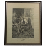 A Winter Evening by Dendy Sadler Etched by James Dobie - Framed