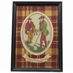 Captain Of The Hon. Company of Edinburgh Golfers Knitted Presentation Piece - Framed