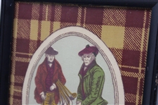 Captain Of The Hon. Company of Edinburgh Golfers Knitted Presentation Piece - Framed