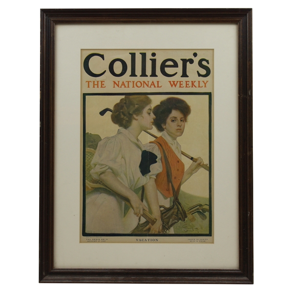 1907 Colliers The National Weekly Magazine -August 17th - Framed