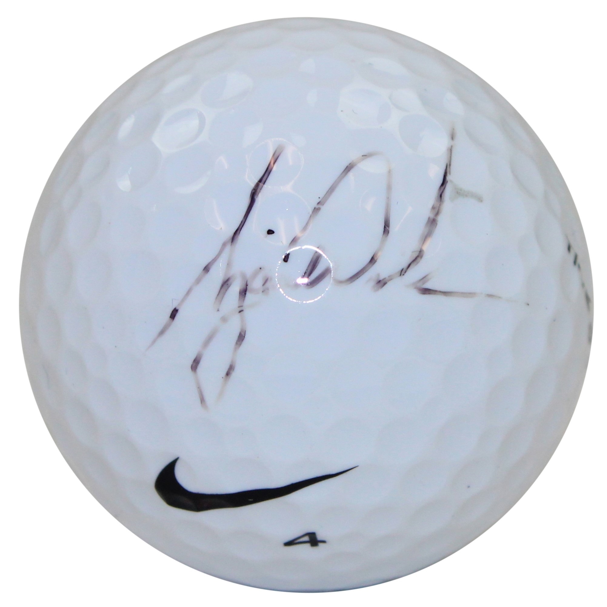 Lot Detail - Tiger Woods Signed Nike TI Velocity Golf Ball PSA