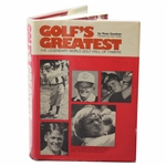 1978 Golfs Greatest The Legendary World Golf Hall of Famers First Edition Book Signed by Author Ross Goodner