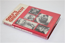 1978 'Golf's Greatest The Legendary World Golf Hall of Famers' First Edition Book Signed by Author Ross Goodner