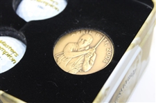Arnold Palmer Signed 50th Appearance at The Masters Box Set w/Golf Balls & Medal JSA ALOA
