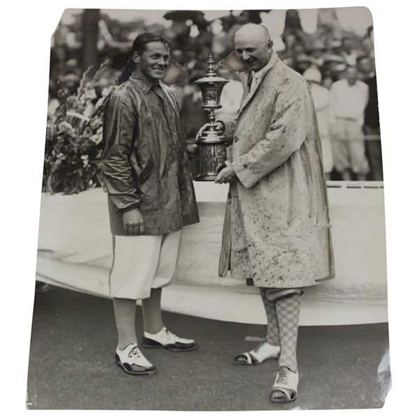 1927 Bobby Jones Wins the US Amateur Trophy Presentation with W.C. Fownes