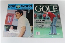 Five (5) Signed San Diego Open Winners Photos/Covers & Seven (7) San Diego Open Badges JSA ALOA