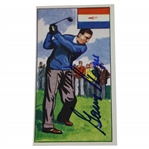 Gary Player Signed 1962 Dickson Orde Sports of the Countries No.14 Golf Card - 1st Card JSA ALOA
