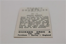 Gary Player Signed 1962 Dickson Orde Sports of the Countries No.14 Golf Card - 1st Card JSA ALOA