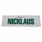Jack Nicklaus Signed Nicklaus Caddie Jacket White w/Green Nameplate JSA ALOA