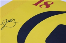 Xander Schauffle Signed 2024 The Open Championship at Royal Troon Flag JSA #AX54961