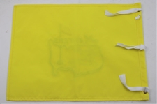 Jack Nicklaus & Gary Player Signed Undated Masters Embroidered Flag w/Years Won JSA ALOA