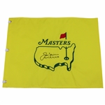 Jack Nicklaus Signed Undated Masters Embroidered Flag w/Years Won JSA ALOA