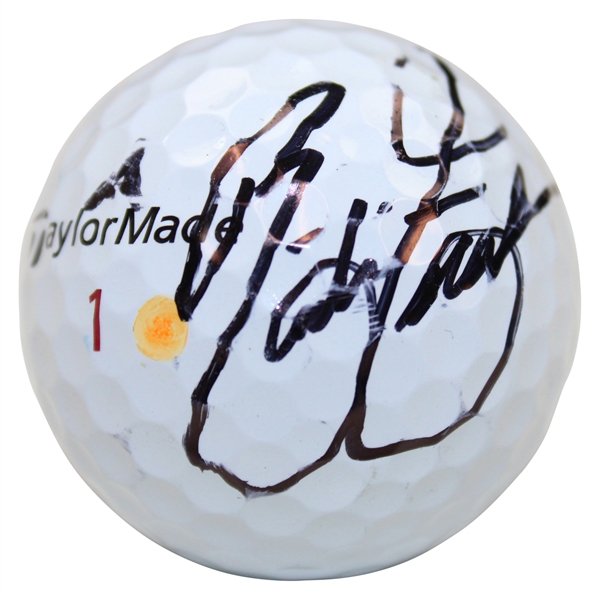 Rickie Fowler Signed Game Used Taylormade Golf Ball JSA ALOA