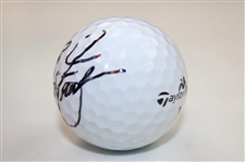 Rickie Fowler Signed Game Used Taylormade Golf Ball JSA ALOA