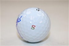 Sergio Garcia Signed Taylormade SG Logo Golf Ball JSA ALOA