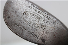 EDW.A.Grout & Co. Boston Guaranteed Hand Forged E Mashie - Niblick