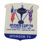 1975 Ryder Cup Laurel Valley Golf Club TV Sponsor Badge