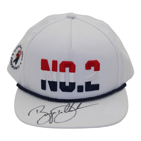 Champion Bryson Dechambeau Signed 2024 US Open at Pinehurst USA No. 2 Logo Hat JSA ALOA