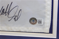 Rory, Rahm, Hovland & Full Winning Europe Signed 2023 Ryder Cup at Marco Simone Flag Display - Framed BAS #AC49723