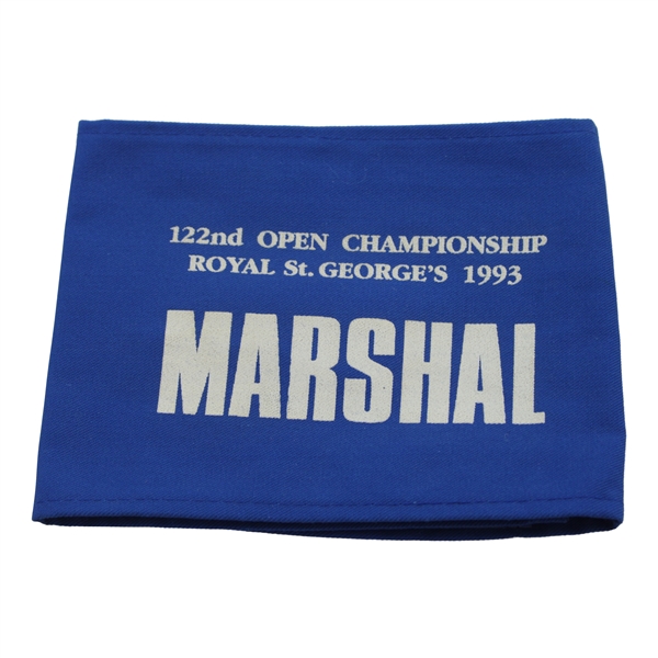 1993 Open Championship at Royal St. Georges Marshall Armband - Greg Norman Winner